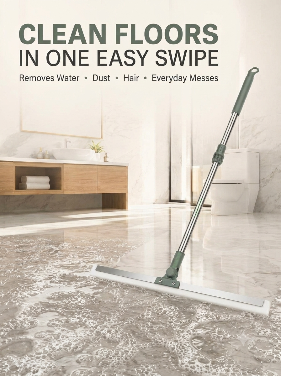3-in-1 Magic Broom - Multipurpose Sweeper, Wiper & Scrubber