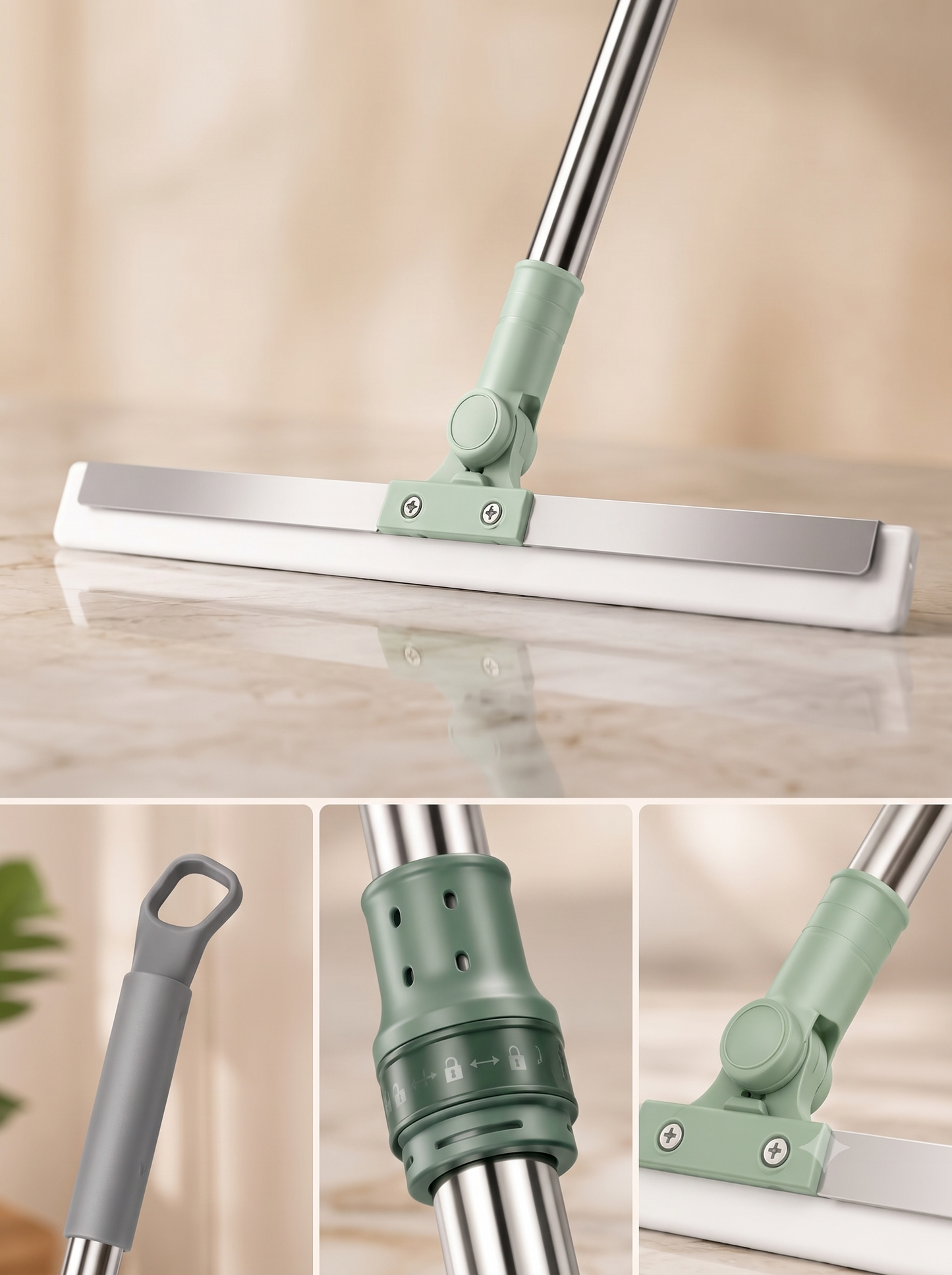 3-in-1 Magic Broom - Multipurpose Sweeper, Wiper & Scrubber